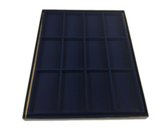 Riker Display Case 12 x 16 x 3/4″ with Flocked Trays for Jewelry, Coins, & More