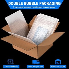 Bubble Pouches Wrap Bag 8 Inch x 10 Inch,30 Pcs Double Wall Thickening Shockp…