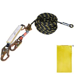 Vertical Lifeline Assembly 0.55” x 50′ Fall Protection Rope 30 KN ANSI