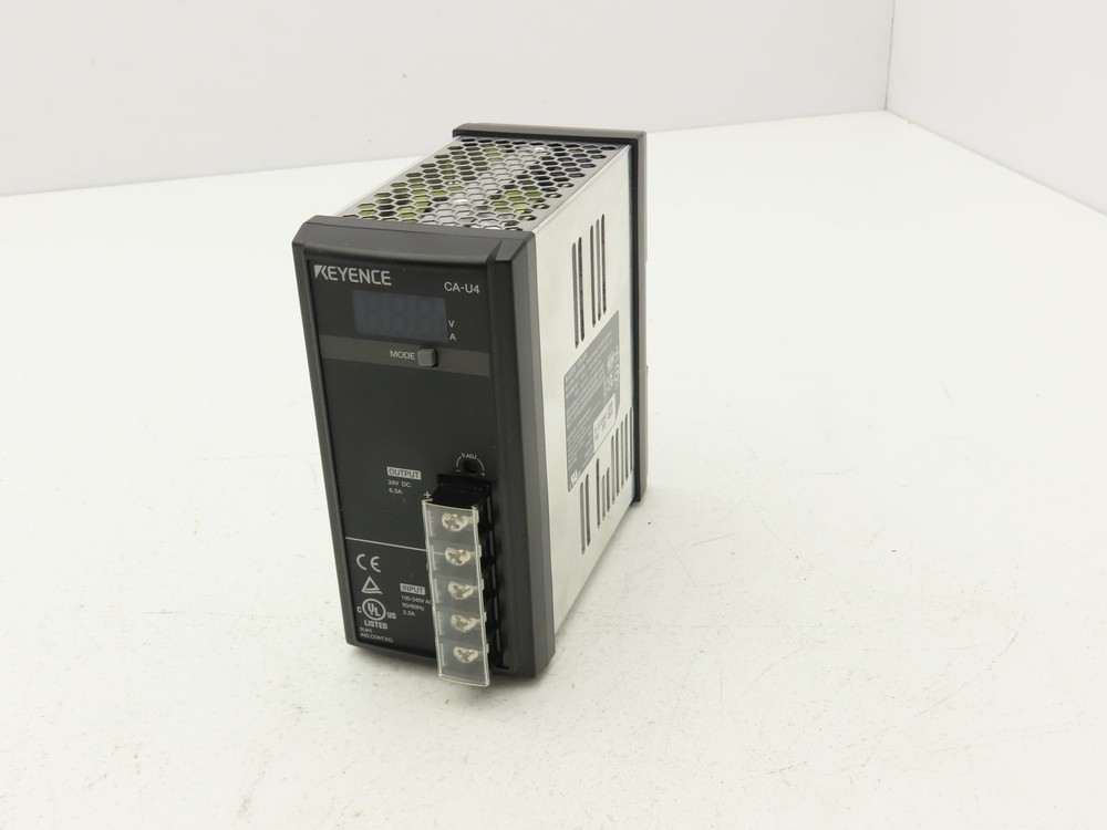 Keyence CA-U4 PLC Power Supply PSU 24VDC 6.5A 100-240V