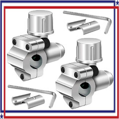 2 Set BPV-31 Refrigerator Puncture Valve Line Tap Piercing Valve for HVAC A/C US