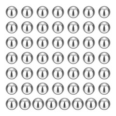uxcell 200Pcs 8.5mm Bearing Balls, Solid Carbon Steel G1000 Precision Balls f…