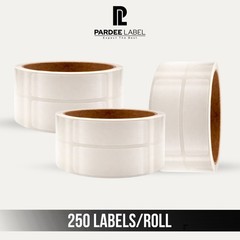 Clear Seal Labels 3/4″ x 2-3/4″ Transparent Stickers 250/Roll