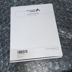 Blue Summit Supplies Pressboard Classification Folders 10 Pack 2 Dividers Letter
