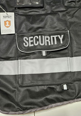 TCCFCCT Black Safety Vest for Men, Women High Visibility Reflective S2XL, New