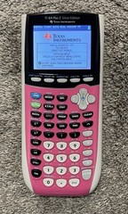 Texas Instruments TI-84 Plus C Silver Edition Graphing Calculator – Pink Tested