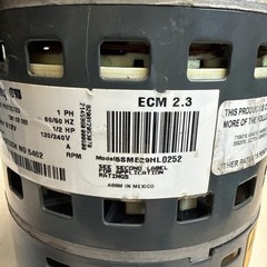 Genteq ECM 5SME39HL0252 Motor and Control Module 1/2 HP Rotation CW D341314P74