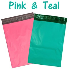 10×13″ Pink Teal Purple Blue Yellow Green Poly Mailers Flat Shipping Bags Combo