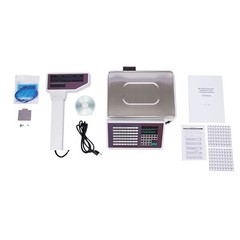 LCD Display Electronic Price Computing Scale w/ Thermal Label Printer 0.44-66lbs