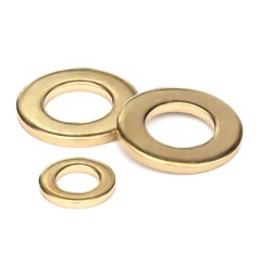 M2 M2.5 M3 M4 M5 M6 M8 M10 M12 M14 M16 M18 M20 M22 M24 Form A Flat Washers Brass