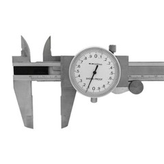 Stainless Steel Metric Dial Caliper 150mm/0.02mm Precision Graduation Shockproof