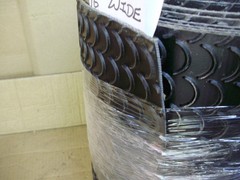 Conveyor Belt, Incline, Textured/ Cleated, Rubber, 12 to 24in widths