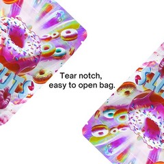 25Sets Mini Mylar Zip Pouch 3.5g Size | Foil Storage Bag | Fast US Shipping