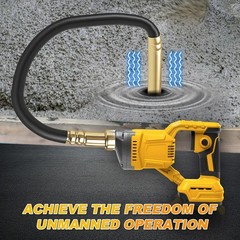 Concrete Vibrating Tool Cordless 600W 6000 RPM 3.6ft Shaft for Dewalt 20V