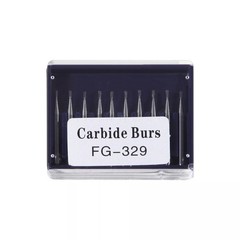 Dental Carbide Burs FG-329 Pear Burs for High Speed Handpiece 19mm 10pcs USA