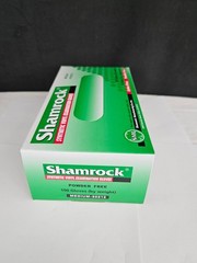 All Sizes Shamrock Synthetic Vinyl Examination Gloves Powder Free – 100 CT