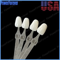 Dental 4 Colors Bleached Shade Guide Bleach Chart Teeth Whitening Based Vita A-D