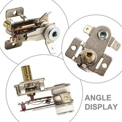 Energy saving Adjustable Temperature Switch Heating Bimetal Thermostat KST168