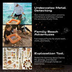 CKG Floating Inflatable Sifter for Metal Detecting | Beach & Water Recovery