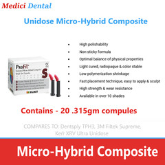 Silmet ProFil Dental Micro Hybrid Composite Compules Unidose All Shades Box/20
