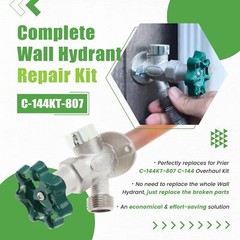 for Prier C-144KT-807 Anti-Siphon Freezeless Faucet Repair Kit for Wall Hydrant