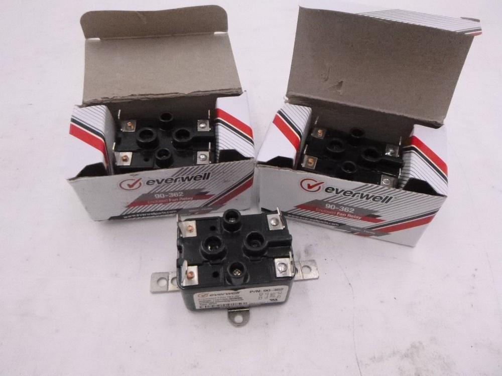 3 Pack Everwell Fan Relay 110/120V 50/60Hz Universal Mounting Bracket SEE DESC