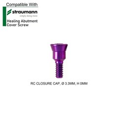 US 5Pcs Dental Healing Cap Abutments Cover Screw Fit Straumann ITI NC/RC