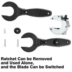 Ratchet Pipe Cutting Tool 5/16″ – 1-1/8″ PVC Copper Aluminium Tube Cutter Tool