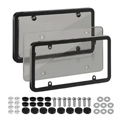 6.3” Clear Reflective Anti Speed Red Light Toll Camera Stopper License Plate Fr