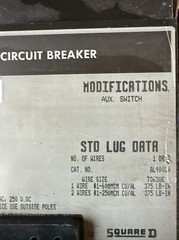 Square D Thermal-Magnetic Circuit Breaker 400 AMP LAL264001212