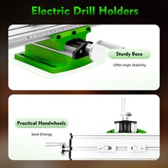 2 Axis Cross Slide Compound Bench Drill Vise Multifunction Milling Working Table