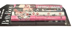 Set of 4 Ink Pens- Betty Boop- 4 different pens- pink black white red lips heart