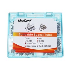 tubos de ortodoncia Dental Orthodontic Buccal Tube 1st 2nd Molar MBT Roth 022