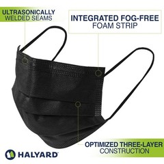 Disposable with Earloops, Fog-, Pleat Style, ASTM LEVEL 3 Procedure , Healthc…