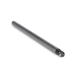 BHA Long Tungsten Carbide Burr Rotary File, Double Cut – 6 inch x 1/4 inch Shank