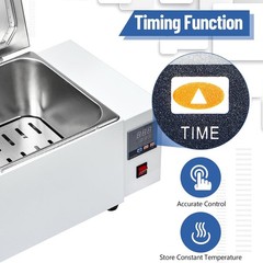New Water Bath 30L Laboratory 1500w Digital Thermostatic 304 Stainles HH-600 US