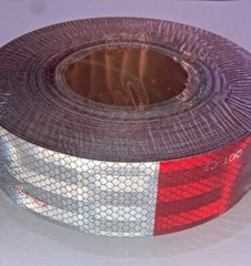 DOT-C2 Approved Conspicuity Tape Reflective Safety Warning Sign RED/WHITE