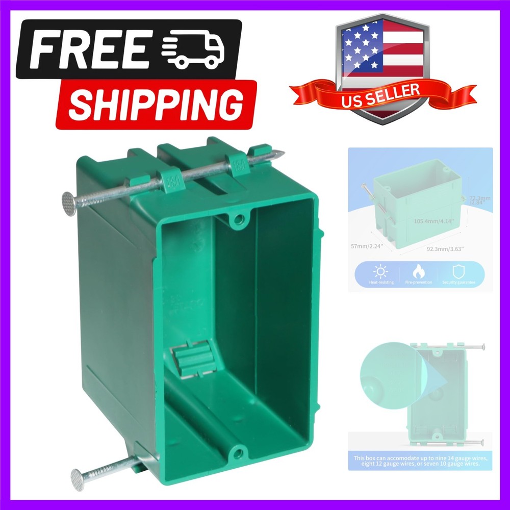1-Gang New Work PPO Switch/Outlet Box, 18 Cu in, Listed, 1-Pack | PPO box ho…