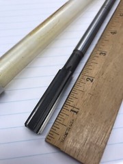 1 Pc. 15/32 HS SS 6 FLUTE CHUCKING REAMER. (loc stk)