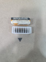 NEW SURPLUS 9 PCS. Interstate TP 61 GRADE: C6 CARBIDE INSERTS