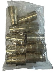10 Pack Uponor LF4511010 ProPEX LF Brass Sweat Adapter 1″ Pex X 1″ Copper