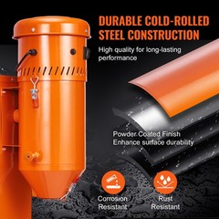 Uimoso 1.8 Gallon Dust Collector 1200W Dust Collection System Media Reclaimer
