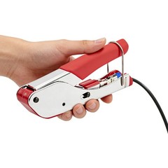 Coax Cable Crimper Coaxial Compression Tool Kit Wire Stripper with F RG6 RG59