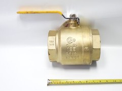 Jomar 4″ Brass Ball Valve 600 WOG Full Port Threaded Connection 125 PSIG 100-111