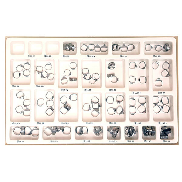 OrthoExtent Orthodontic EZ Fit 1st Molar Band Kit Single Tube Roth .018″ UPPER