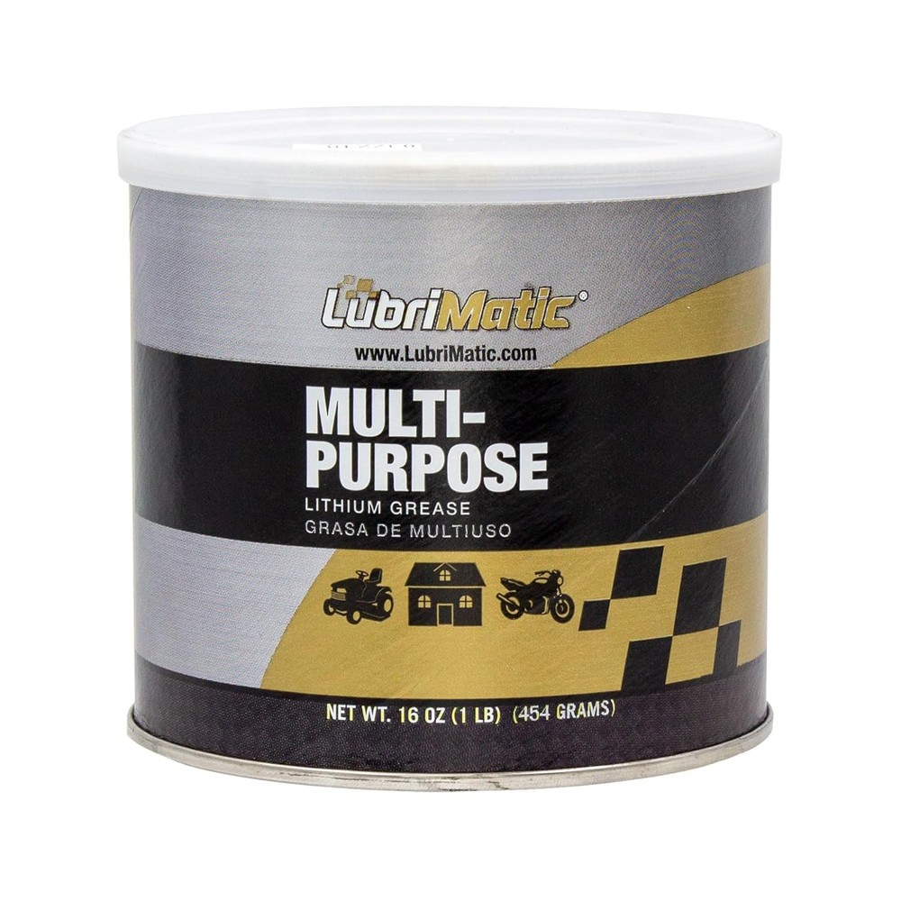 LubriMatic Multi-Purpose Grease 1 lb Lithium Wheel Bearing Amber 1 Pound