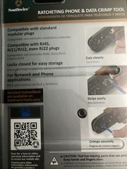 New RJCR-T1 – Southwire Racheting Phone & Data Crimp Tool Kit RJ 11 RJ 45