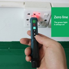HANMATEK 12~1000V Non-Contact AC Electric Voltage Detector Pen Tester LED Light