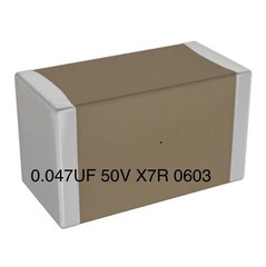 100PCS 0.047 µF ±10% 50V Ceramic Capacitor X7R 0603, VJ0603Y473KXACW1BC
