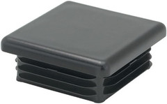 2 Inch (50 Mm) Square Plastic Plugs Tubing End Caps for Square Tubing Post (4 Pa